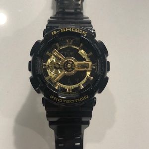 G Shock Gold and Black Watch (Men’s)